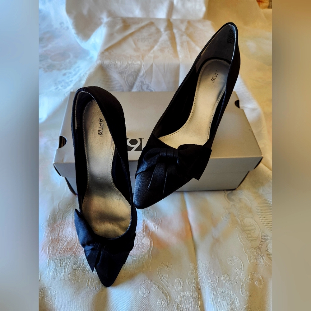 Aldo Black Bow Heels for Women